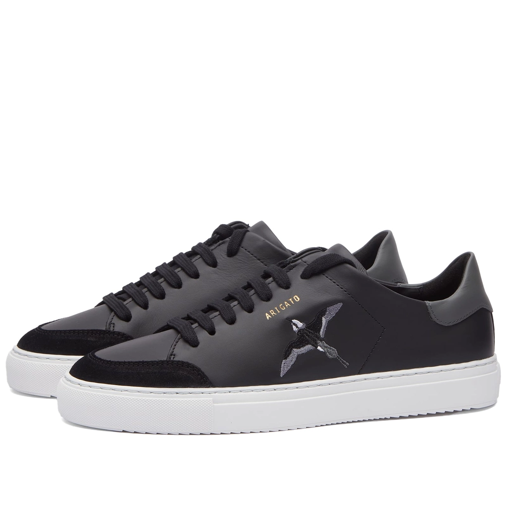 Axel Arigato Men's Clean 90 Bird Sneaker Black/White